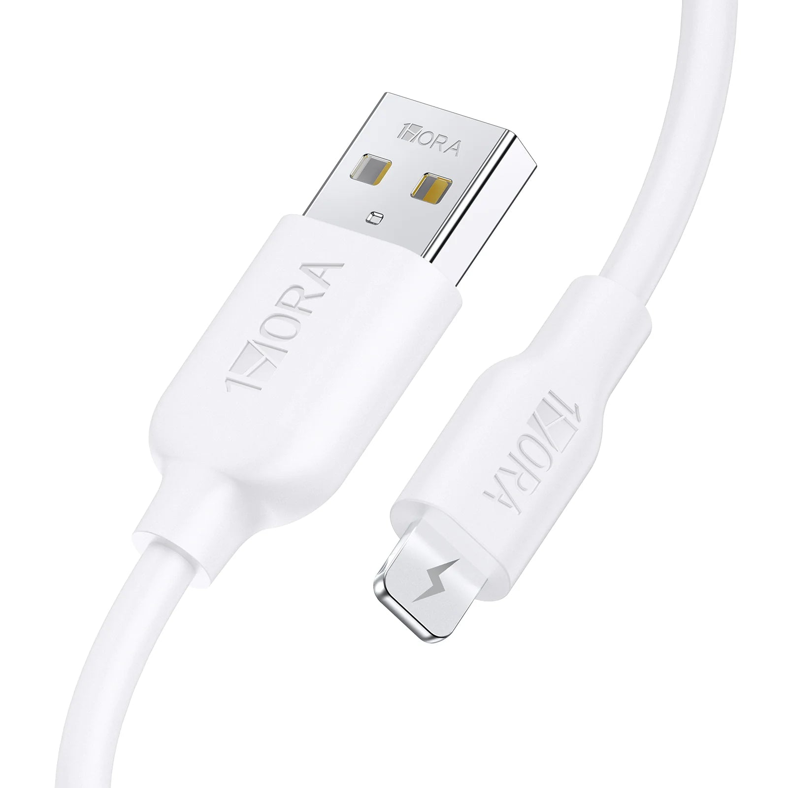 Buy 1Hora CAB238 2.1A Lightning Cable 1m White from Vmart in Pakistan