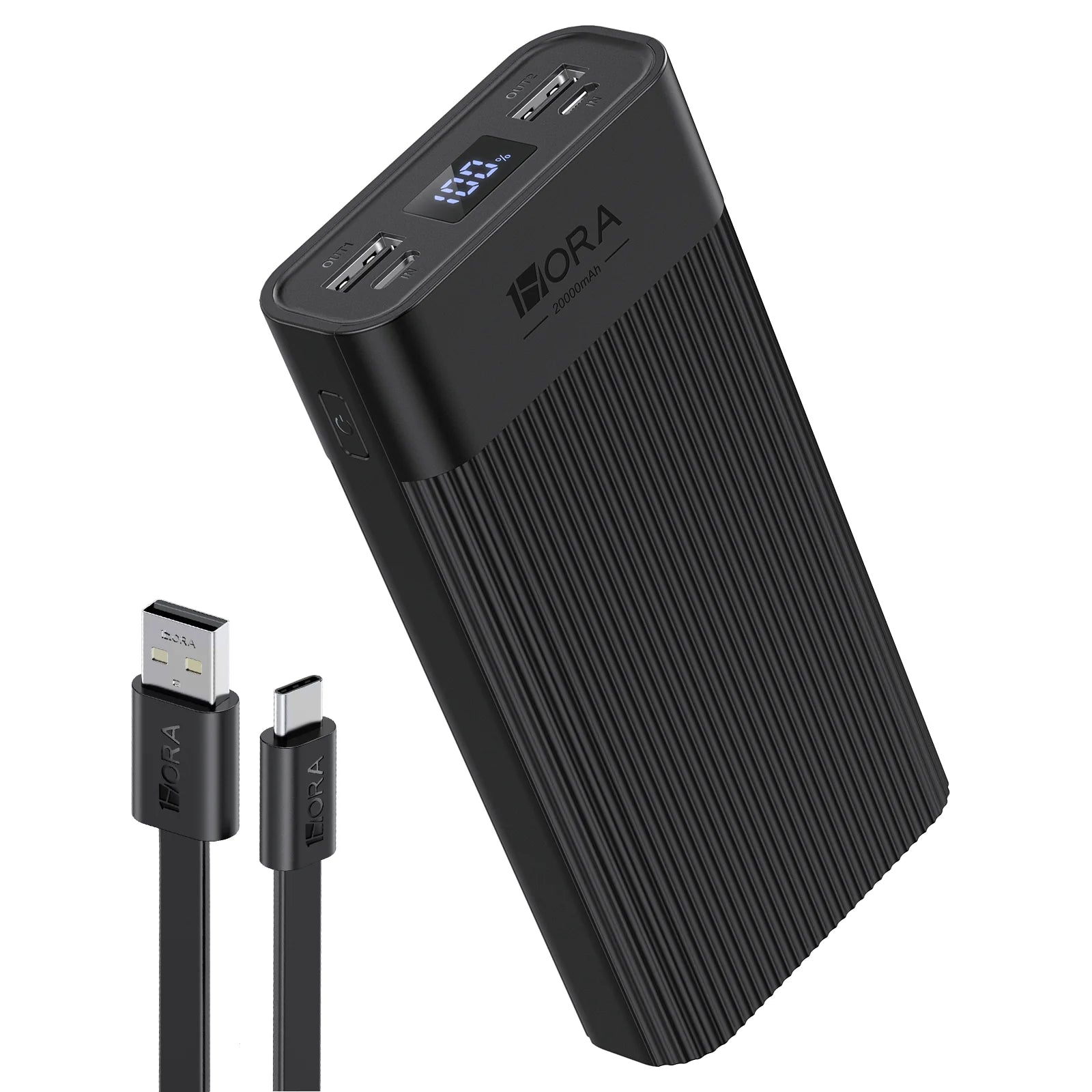 Buy 1Hora GAR117 20000mAh Power Bank Black from Vmart in Pakistan