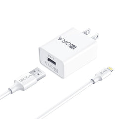 Buy 1Hora GAR143 IPhone 12W Charger from Vmart in Pakistan