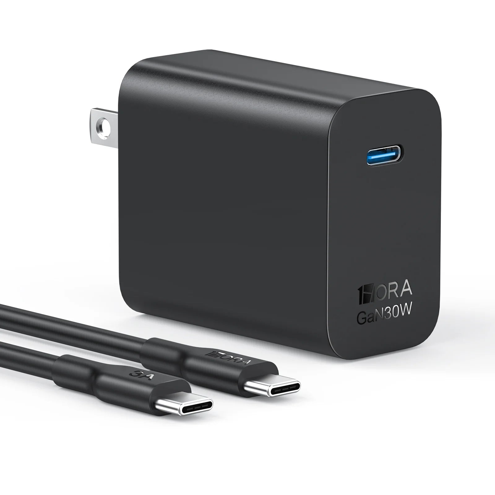 Buy 1Hora GAR165 30W Type-C Fast Charger Black from Vmart in Pakistan