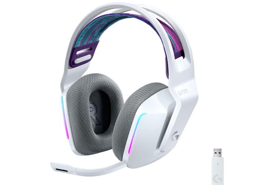 Buy Logitech G733 Lightspeed Wireless RGB Gaming Headset - White from Vmart in Pakistan