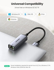 Buy Ugreen 50922 USB 3.0 Gigabit Ethernet Network Adapter from Vmart in Pakistan