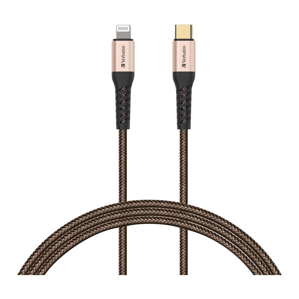 Buy Verbatim 66049 Type C To Lightning Cable With Kevlar 120cm Gold from Vmart in Pakistan