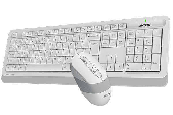 Buy A4Tech FG1010 2.4G Power-Saving Wireless Desktop - White from Vmart in Pakistan
