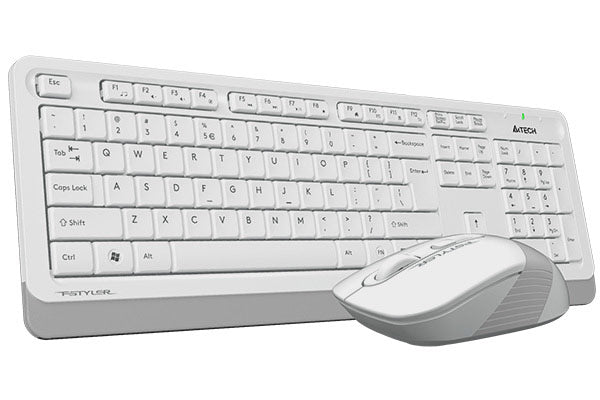 Buy A4Tech FG1010 2.4G Power-Saving Wireless Desktop - White from Vmart in Pakistan