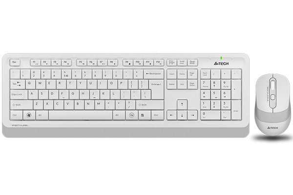 Buy A4Tech FG1010 2.4G Power-Saving Wireless Desktop - White from Vmart in Pakistan