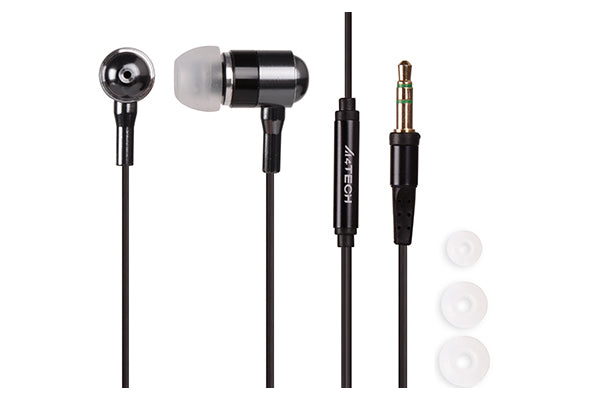 Buy A4Tech MK-650 Metallic Earphone - Black from Vmart in Pakistan