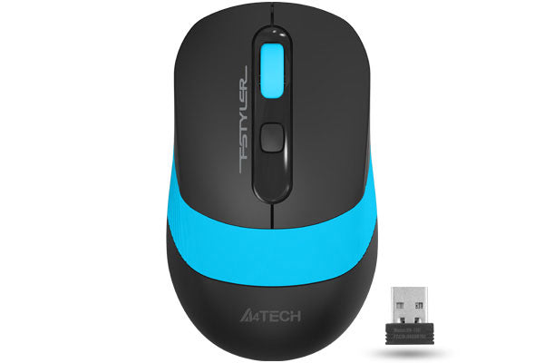 Buy A4Tech FG10S FSTYLER 2.4G Wireless Mouse Blue Vmart in Pakistan