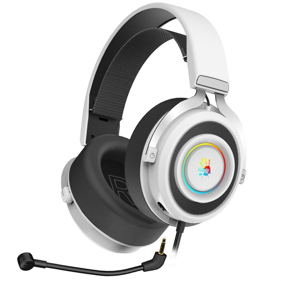 Buy A4tech Bloody G535 Virtual 7.1 Surround Sound USB Gaming Headset - White from Vmart in Pakistan