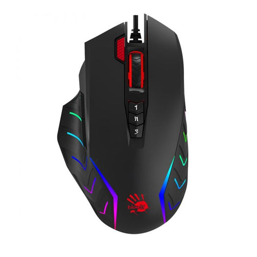 Buy A4tech Bloody J95s-2 Fire RGB Animation Gaming Mouse - Black from Vmart in Pakistan