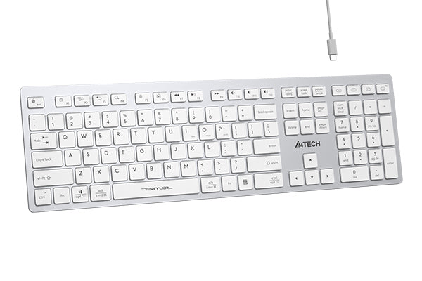 Buy A4tech FBX50C Bluetooth & 2.4G Wireless Keyboard - White from Vmart in Pakistan