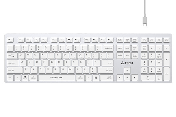 Buy A4tech FBX50C Bluetooth & 2.4G Wireless Keyboard - White from Vmart in Pakistan