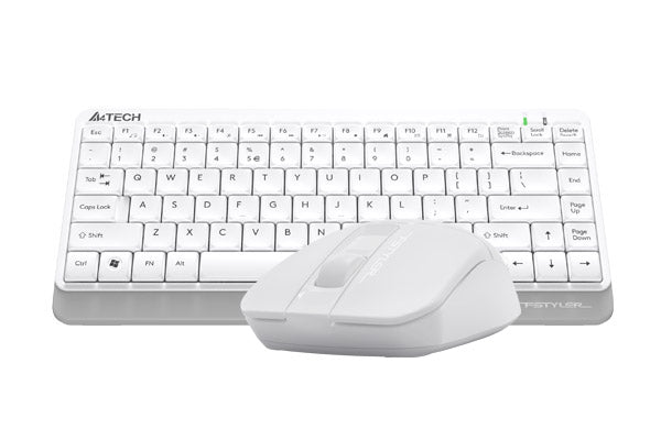 Buy A4tech FG1112 Wireless Keyboard Mouse Combo - White from Vmart in Pakistan