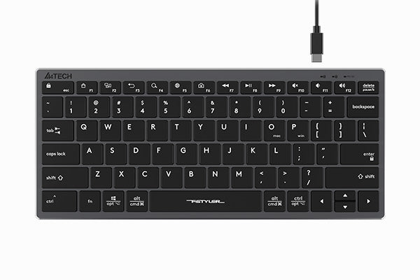 Buy A4tech FX51 Scissor Switch Keyboard - Grey from Vmart in Pakistan