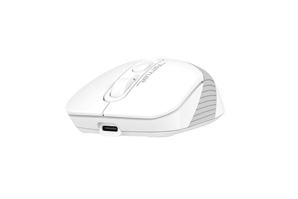 Buy A4tech FB10C(S) Dual Mode Rechargeable Wireless Mouse Grayish White from Vmart in Pakistan