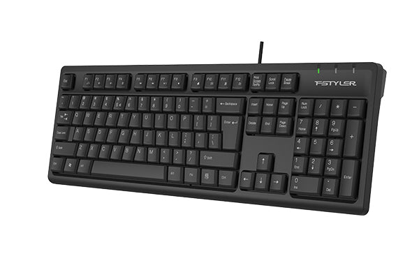 Buy A4tech FKS12 Natural_A Multimedia Comfort Keyboard Black Vmart in Pakistan