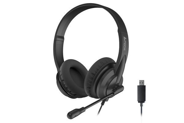 Buy A4tech HU-10 USB Headset Black Vmart in Pakistan