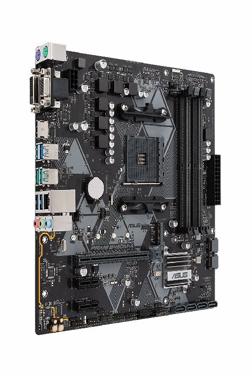 Buy ASUS Prime B450M-A AMD AM4 mATX motherboard with Aura Sync RGB header from Vmart in Pakistan