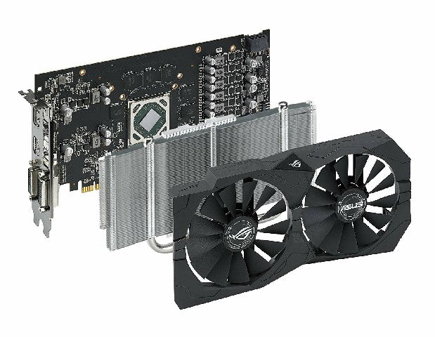 Buy ASUS ROG Strix Radeon RX 570 4G Gaming Graphics Card from Vmart in Pakistan