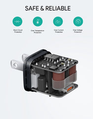 Buy Aukey PA-B1 Pro Foldable Plug Fast Charger for iPhone 12 from Vmart in Pakistan