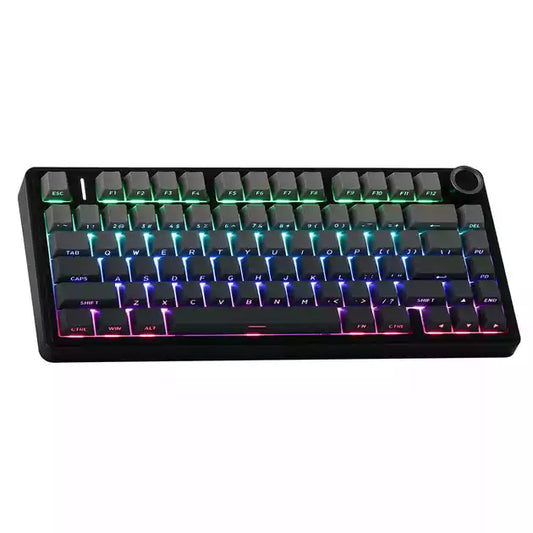 Buy AULA F75 Gasket Reaper switch Wireless keyboard Black/Grey from Vmart in Pakistan