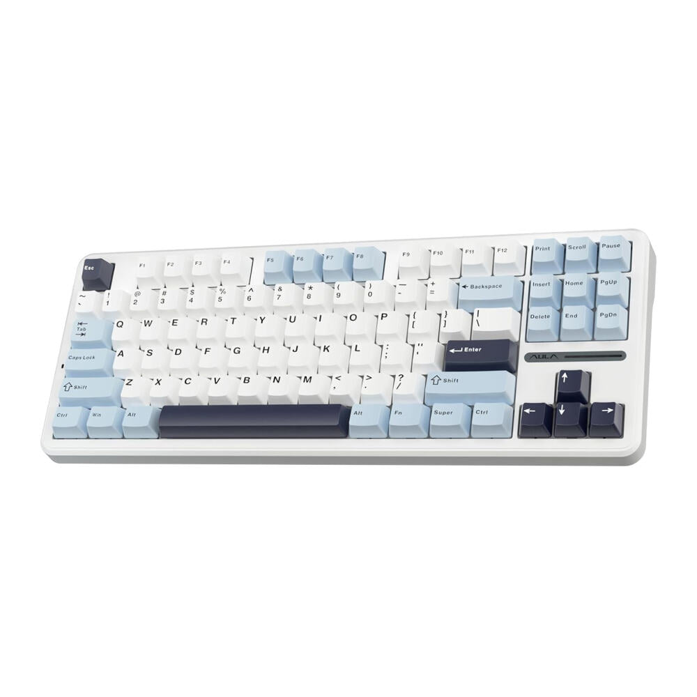 Buy AULA F87 Wireless Mechanical Keyboard Graywood Switch from Vmart in Pakistan