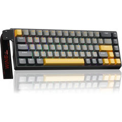 Buy AULA WIN68 HE Max Wired Mechanical Keyboard Wing Chun Magnetic Switch Black+Yellow+Grey from Vmart in Pakistan