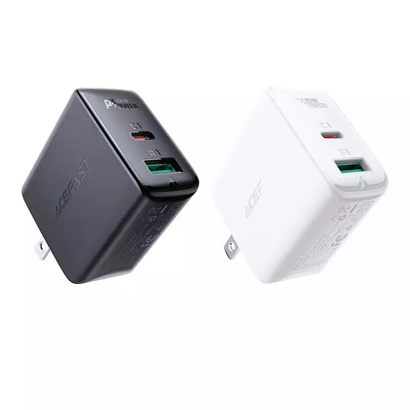 Buy Acefast A7 Fast Charge Wall Charger PD32W (1xUSB-C+1xUSB-A) US from Vmart in Pakistan