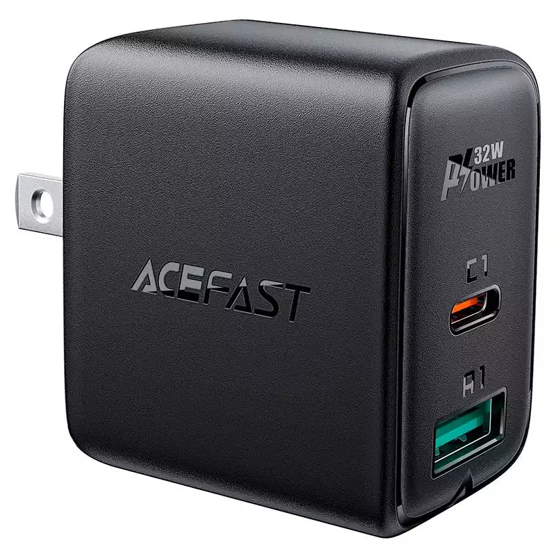 Buy Acefast A7 Fast Charge Wall Charger PD32W (1xUSB-C+1xUSB-A) US from Vmart in Pakistan