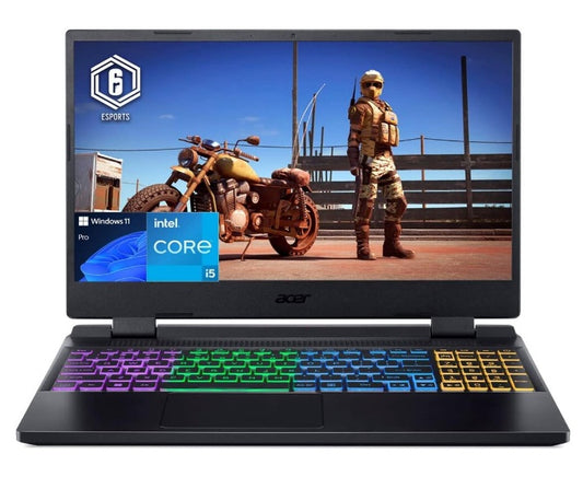 Buy Acer Nitro AN515-58-59B1 Gaming Laptop Core i5 12TH 16GB DDR5 512GB SSD RTX 4050 6GB 15.6 FHD 144Hz W11 Card Black from Vmart in Pakistan
