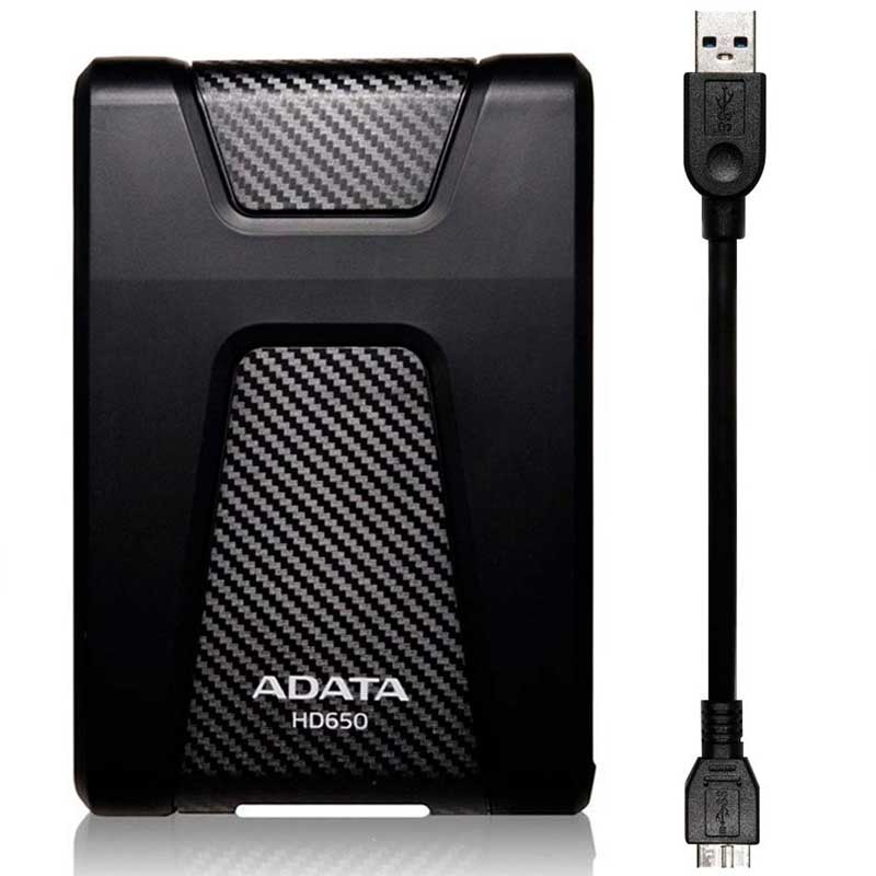 Buy Adata HD650 External Hard Drive 2TB - Black from Vmart in Pakistan