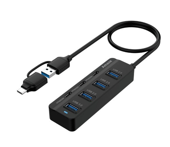 Buy Amaze A327 Type C + USB 3.0 7 Port Hub from Vmart in Pakistan