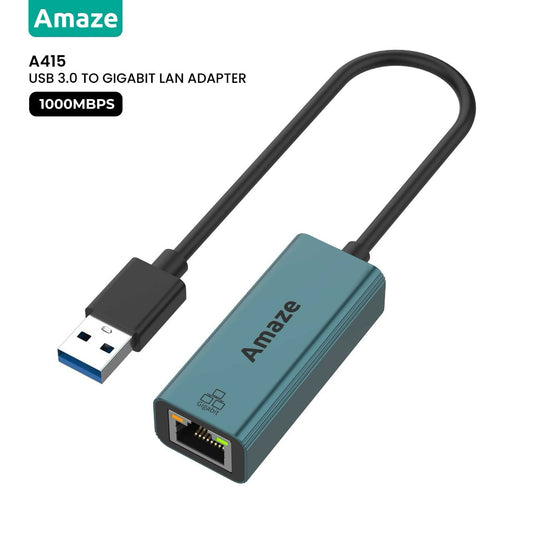 Buy Amaze A415 USB 3.0 To Gigabit Ethernet Adapter from Vmart in Pakistan