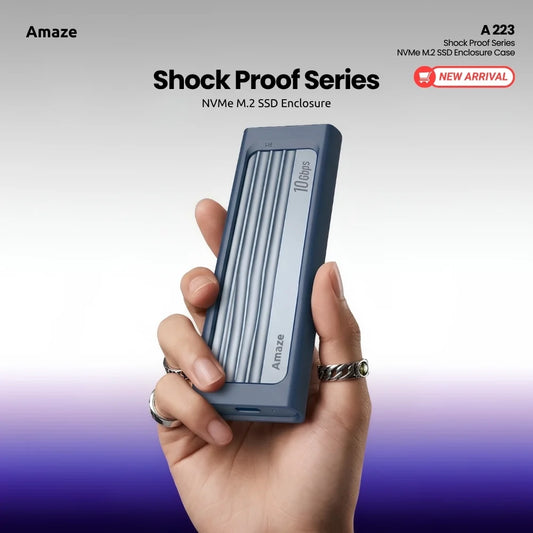 Buy Amaze A223 Shock Proof Series NVMe M.2 SSD Enclosure Case from Vmart in Pakistan