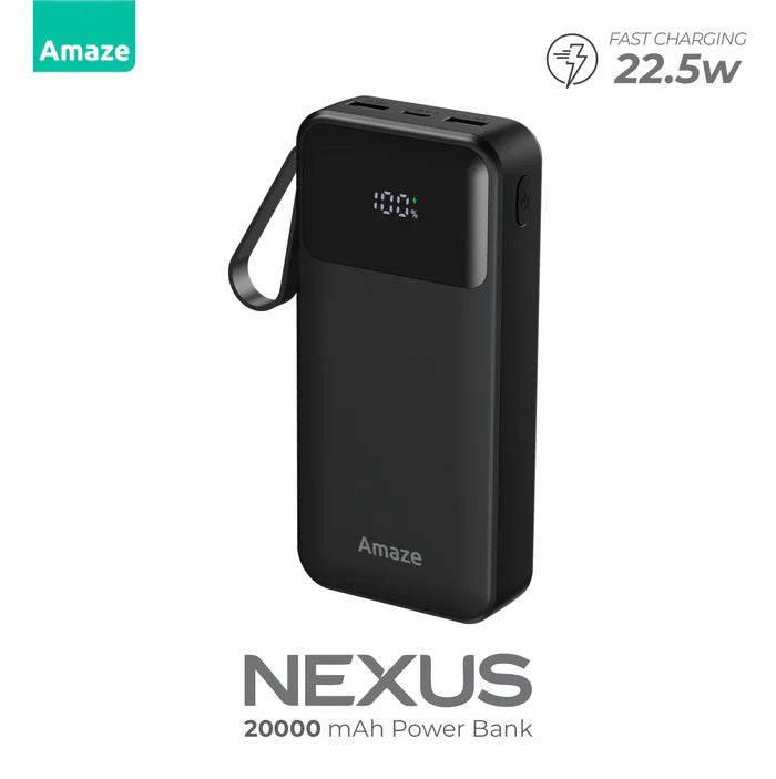 Buy Amaze A232 Nexus 20000mAh Power Bank 22.5W from Vmart in Pakistan