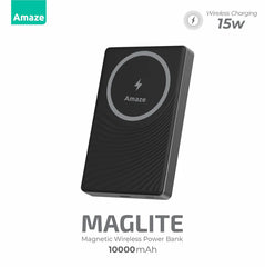 Buy Amaze A245 Maglite Magnetic Wireless Power Bank 10000mAh 20W from Vmart in Pakistan