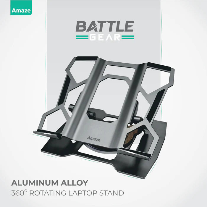 Buy Amaze A540 Battle Gear Aluminum Alloy 360 Degree Laptop Stand from Vmart in Pakistan