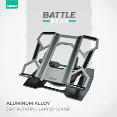 Buy Amaze A540 Battle Gear Aluminum Alloy 360 Degree Laptop Stand from Vmart in Pakistan