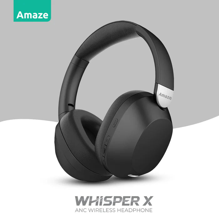 Buy Amaze A655 Whisperx Anc Wireless Headphones Black from Vmart in Pakistan