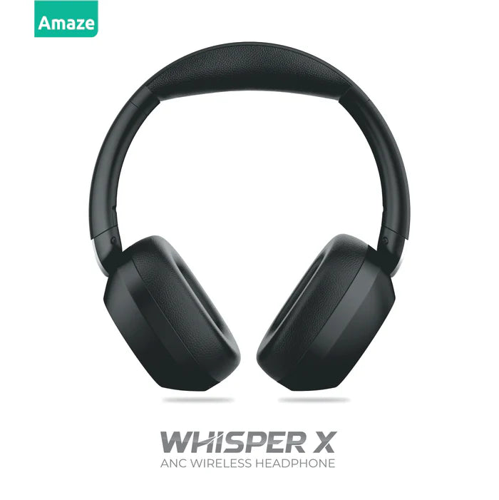 Buy Amaze A655 Whisperx Anc Wireless Headphones Black from Vmart in Pakistan