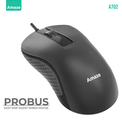 Buy Amaze A702 Probus Silent Click Wired Mouse from Vmart in Pakistan