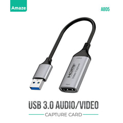 Buy Amaze A805 USB 3.0 To Audio/Video Capture Card from Vmart in Pakistan