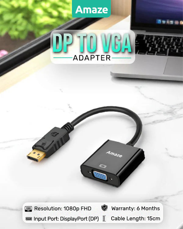 Buy Amaze A810 DP To VGA Adapter from Vmart in Pakistan