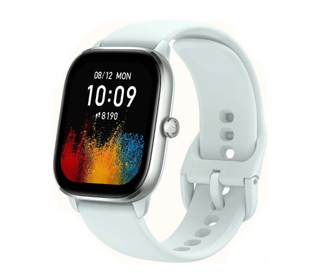 Buy Amazfit GTS 4 Mini Smart Watch - Mint Blue from Vmart in Pakistan