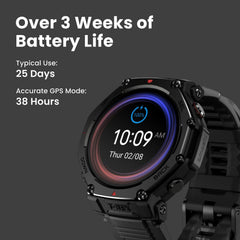 Buy Amazfit T-Rex 3 Pro Outdoor Smart Watch 48mm Tactical Black Vmart in Pakistan