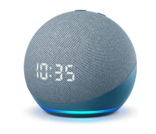 Buy Amazon Echo Dot (4th Gen) Smart Speaker with Clock - Twilight Blue from Vmart in Pakistan