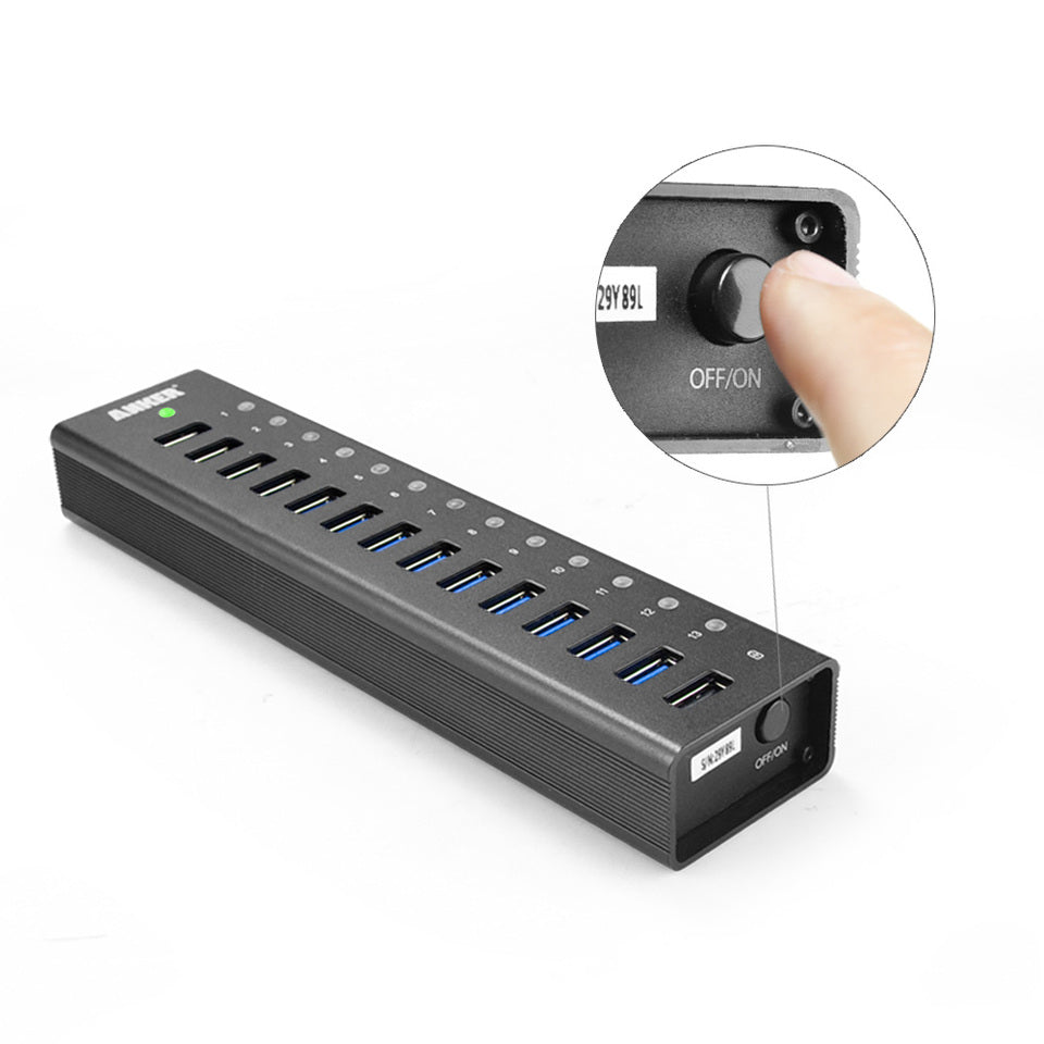 Buy Anker USB 3.0 Aluminum 13+1 USB Ports Hub from Vmart in Pakistan