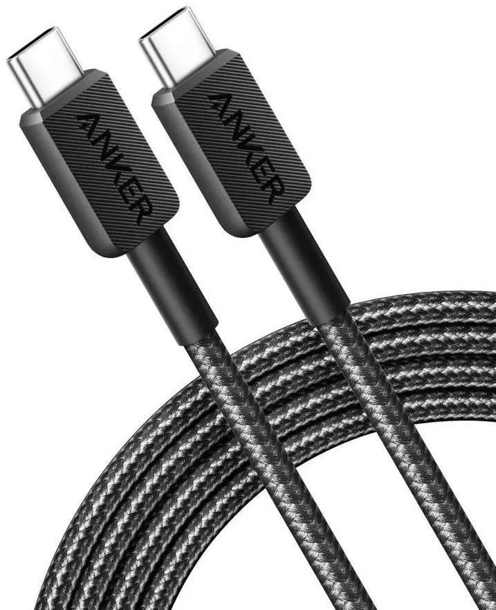 Buy Anker 240W Braided USB-C to USB-C Cable 3ft Black from Vmart in Pakistan