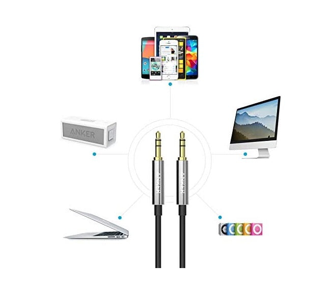 Buy Anker 3.5mm Male To Male Audio Cable from Vmart in Pakistan