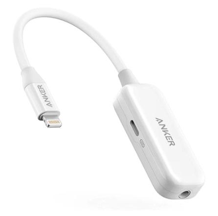 Buy Anker Lightning & 3.5mm Headphone Jack Charging Adapter White from Vmart in Pakistan